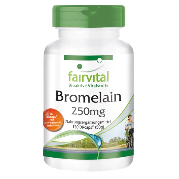 Bromelaïne 250mg - 120 DRCaps®, gastroresistent