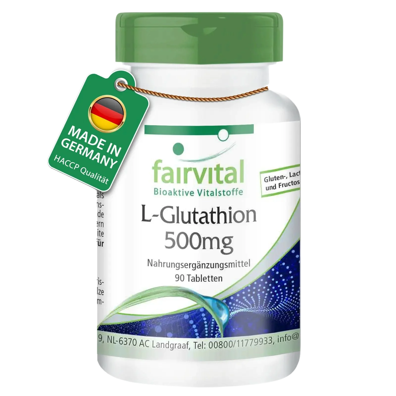 L-Glutathione 500mg – 90 Tablets