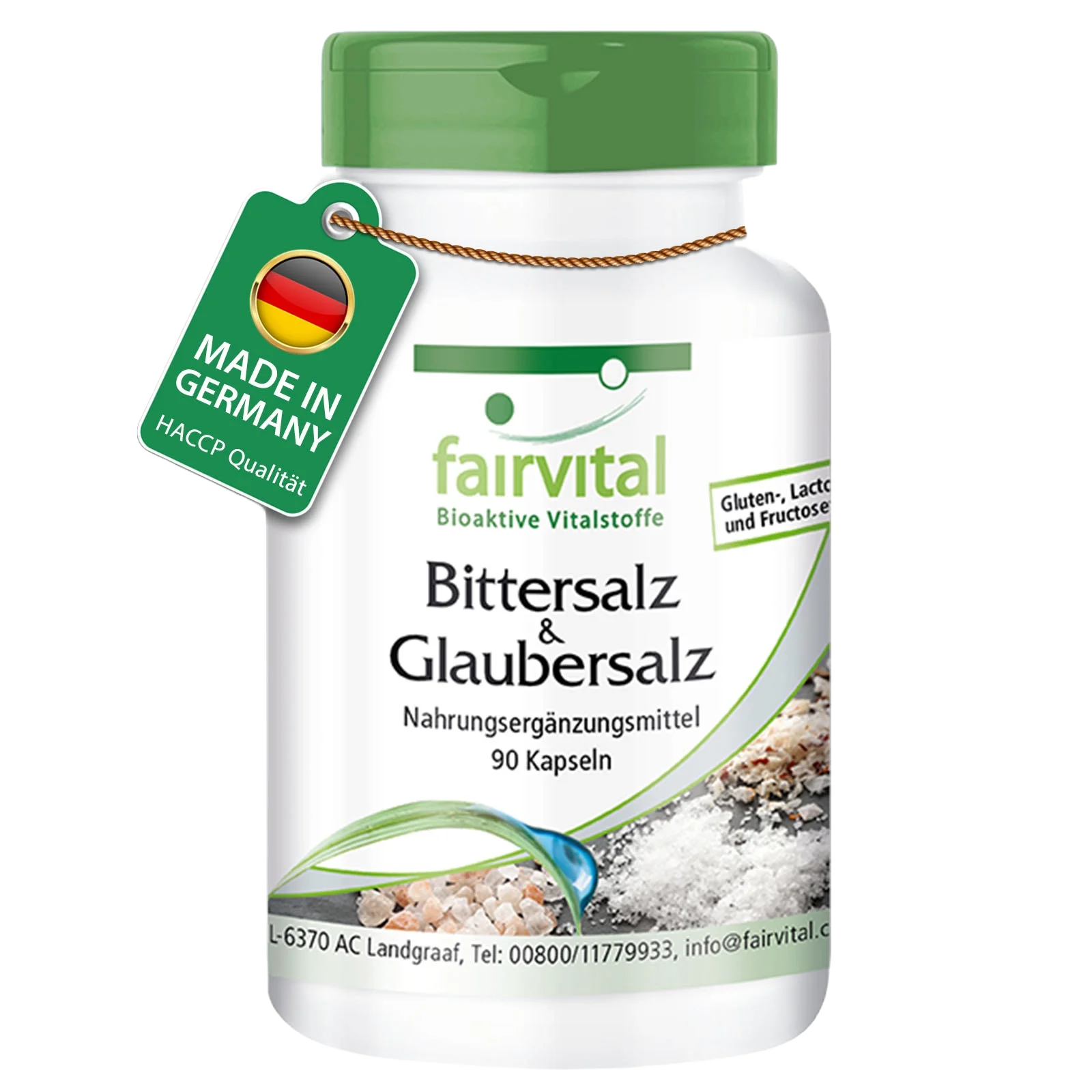 Epsomzout en Glauberzout - 90 capsules