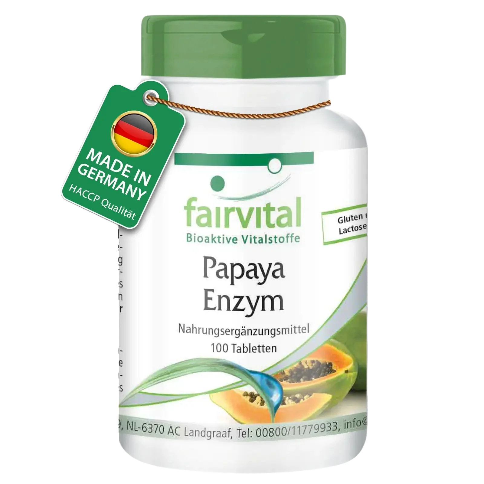 Papaja enzym - 100 kauwtabletten