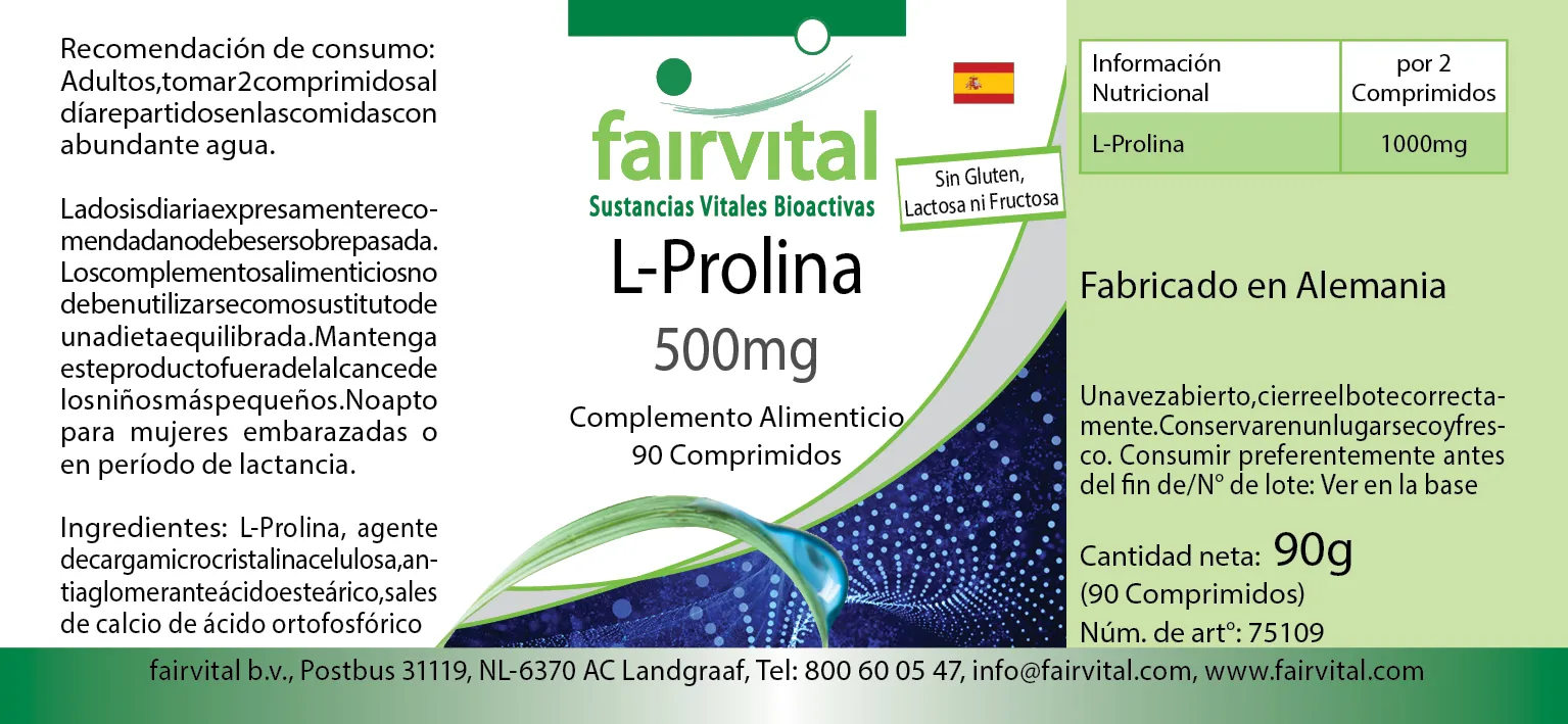 L-Prolin 500mg