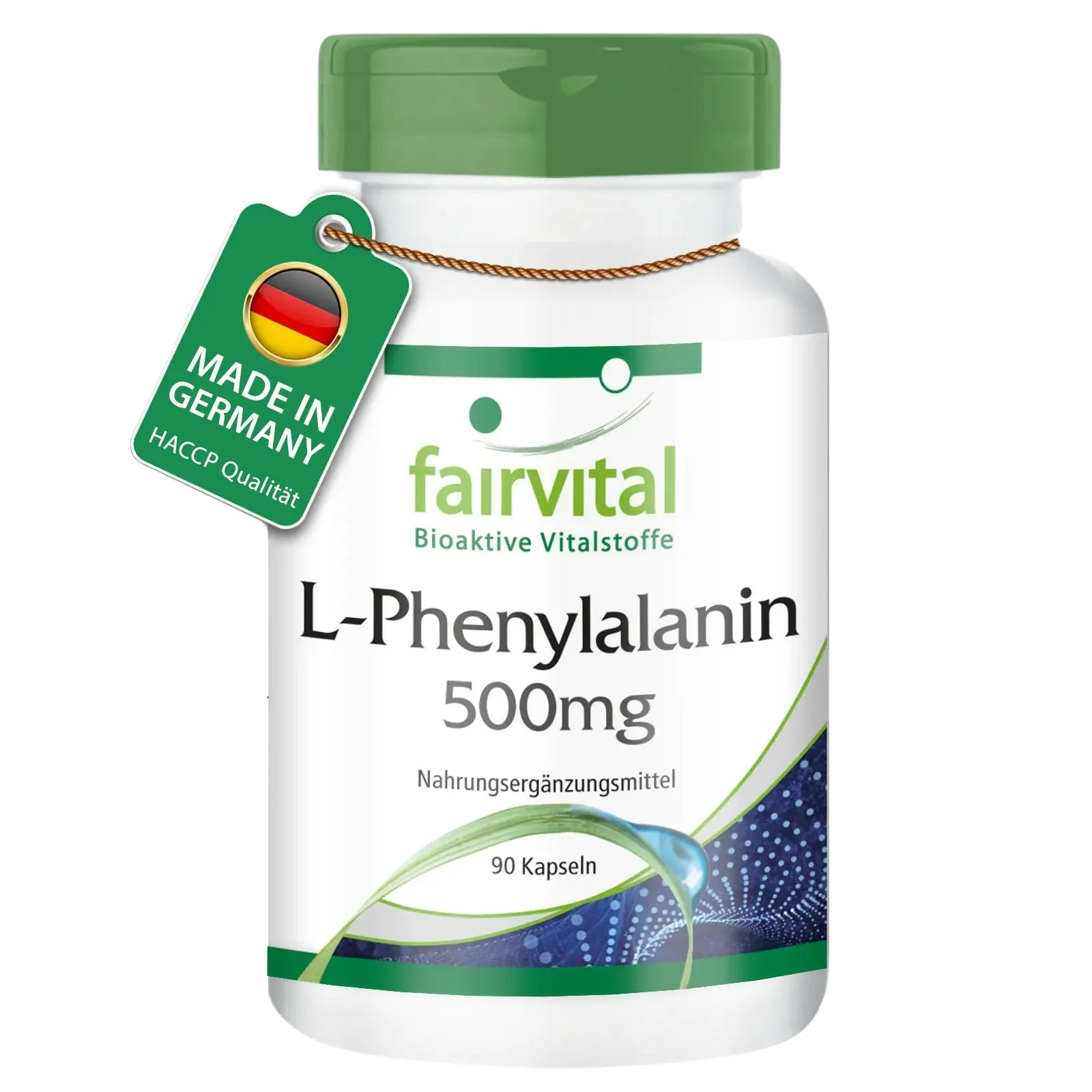 L-fenylalanine 500mg - 90 capsules