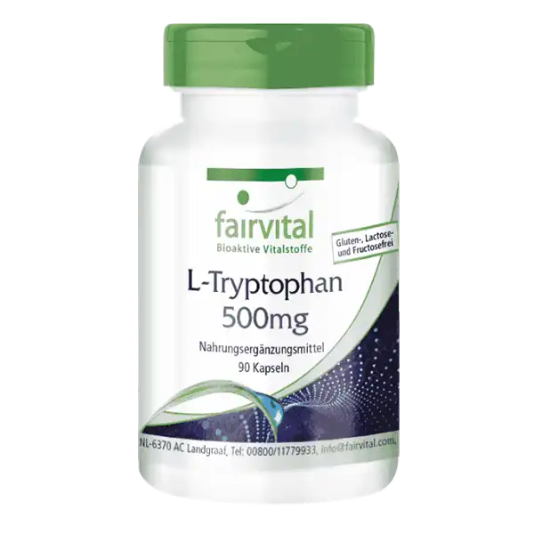 L-tryptofaan 500mg - 90 capsules