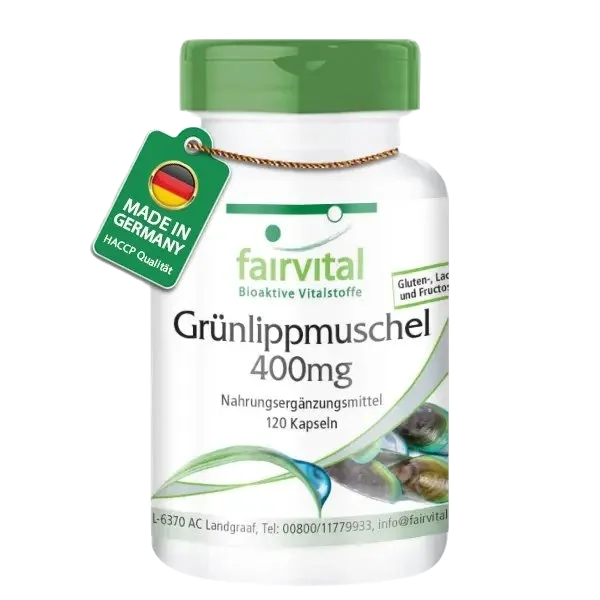 Green-Lipped Mussel 400mg - 120 Capsules