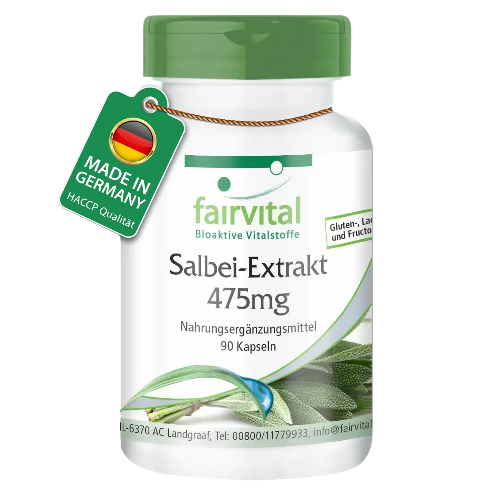 Estratto di salvia 475 mg - 90 capsule