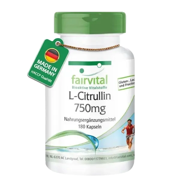 L-citrulline 750mg -180 capsules