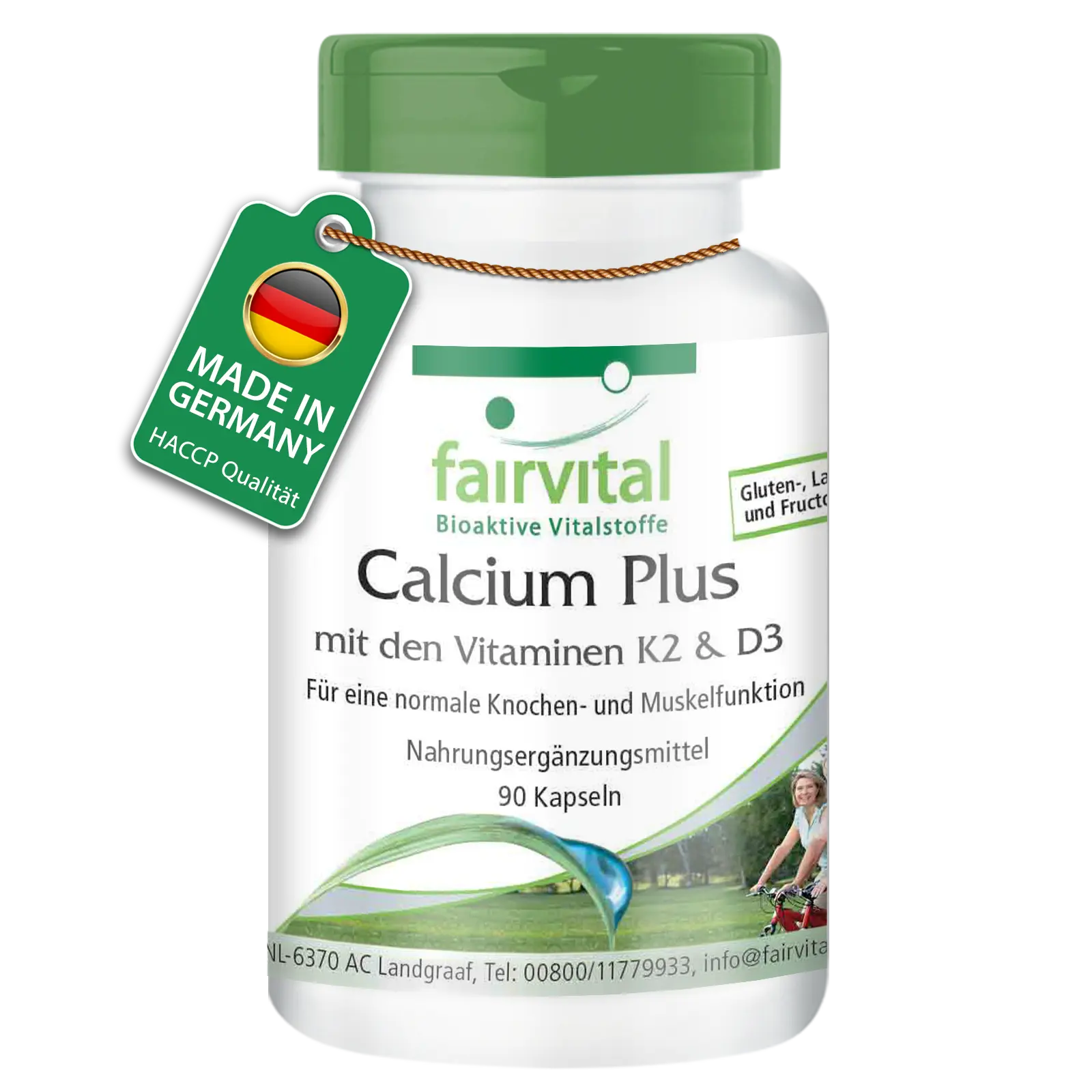 Calcium Plus mit K2 & D3 - 90 Kapseln