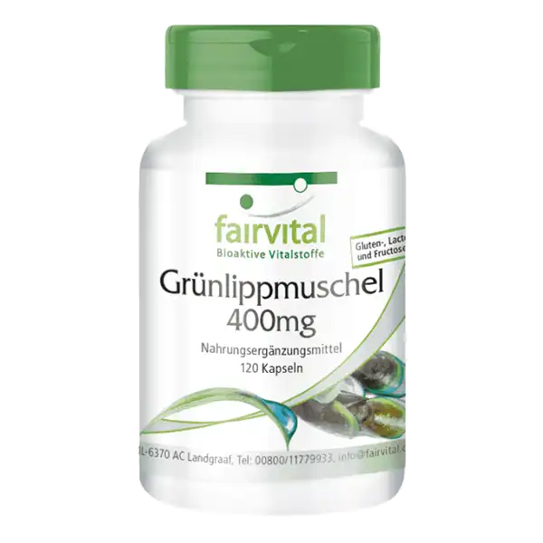 Groenlipmossel 400mg - 120 capsules