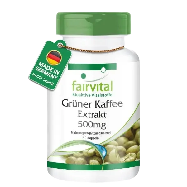 Green Coffee Extract 500mg - 90 Capsules