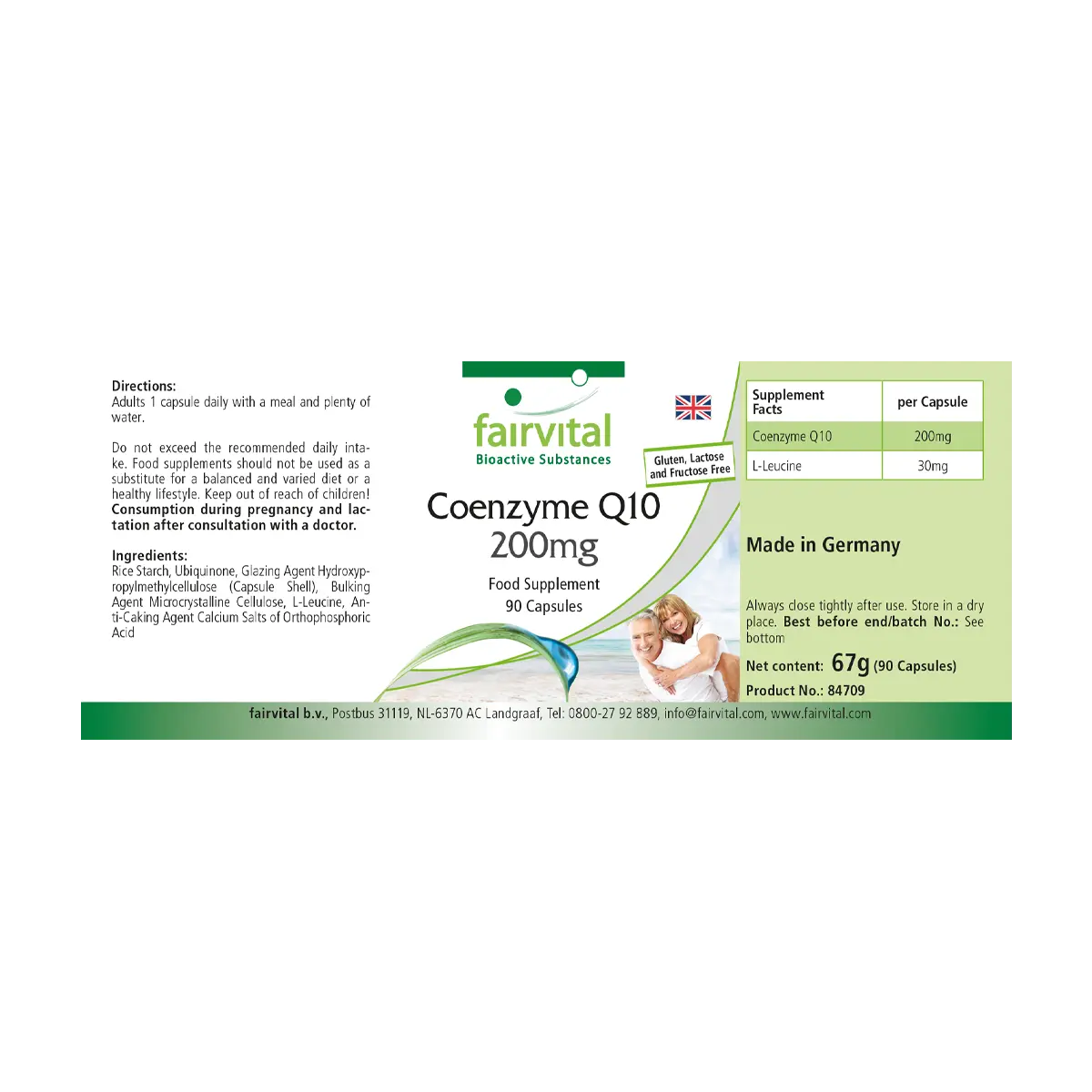 Coenzyme Q10 200mg - 90 capsules