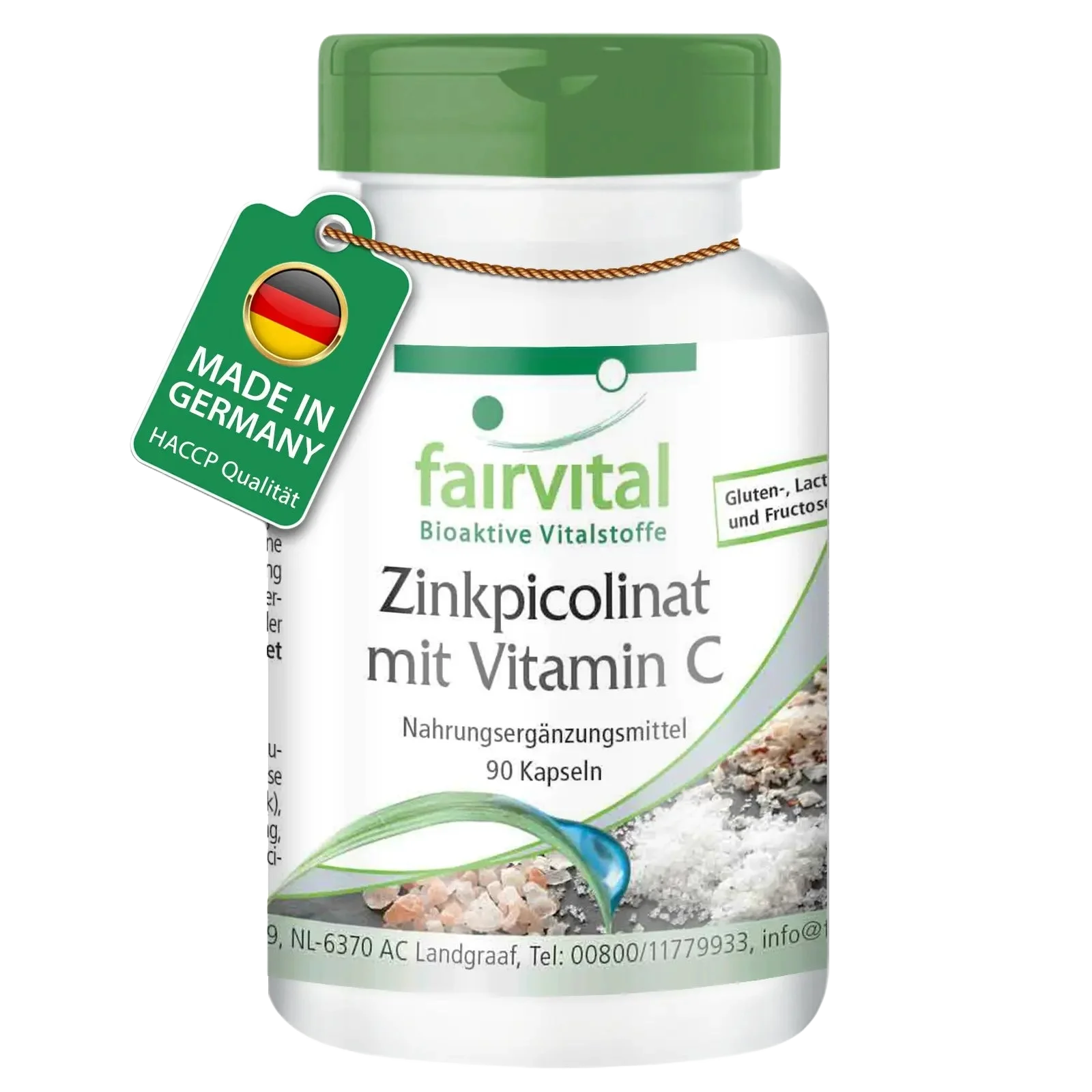 Zinkpicolinaat met vitamine C - 90 capsules