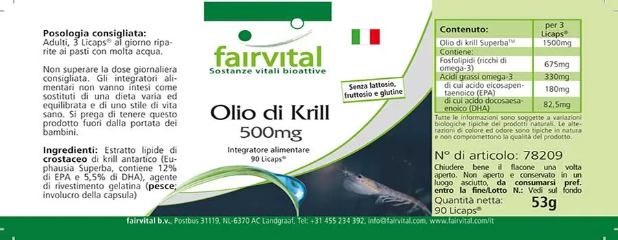 Olio di krill – 90 LiCaps®