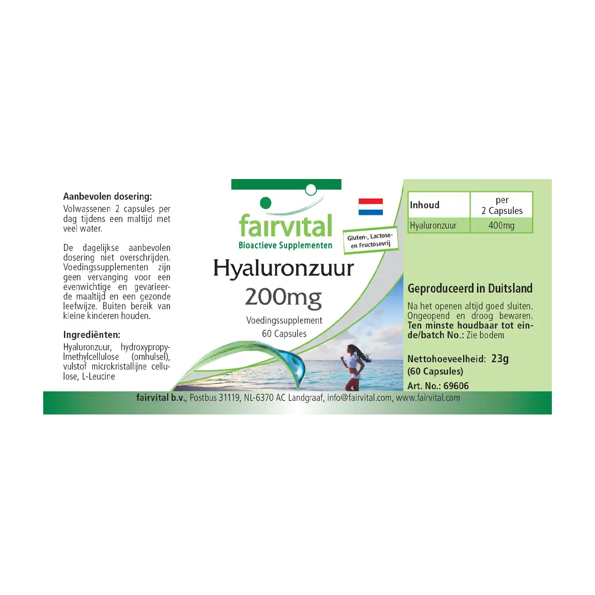 Acide hyaluronique 200mg - 60 gélules