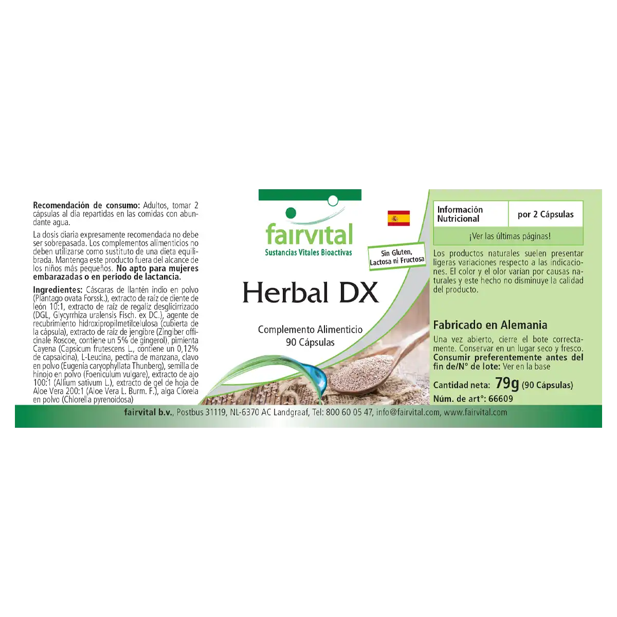 Herbal DX - 90 Capsules