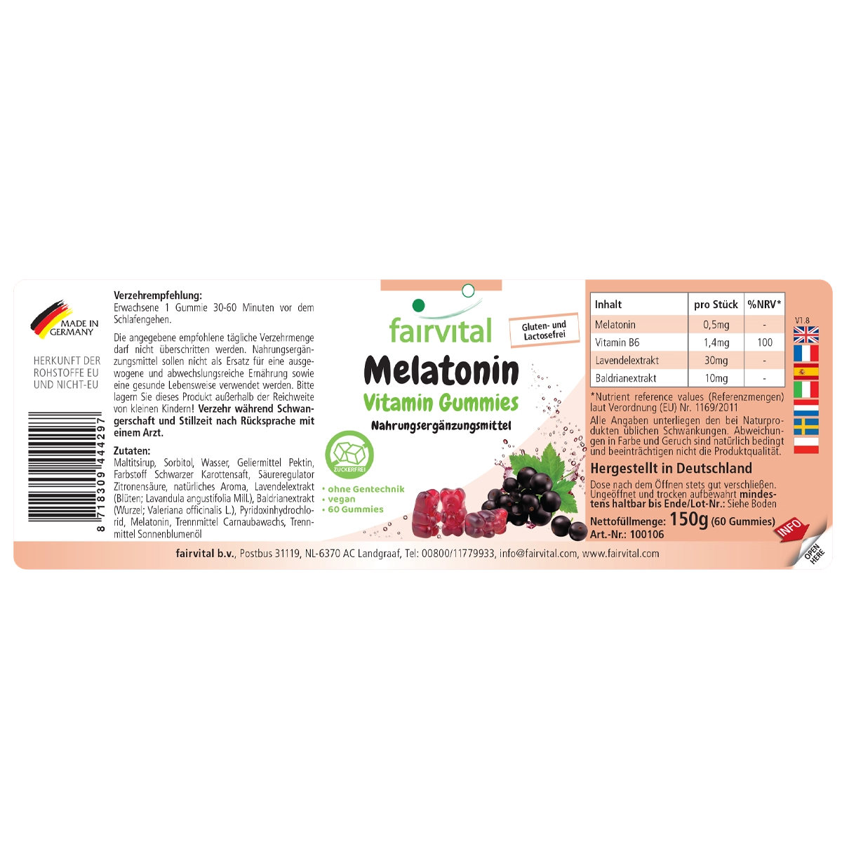 Melatonin 60 Gummies