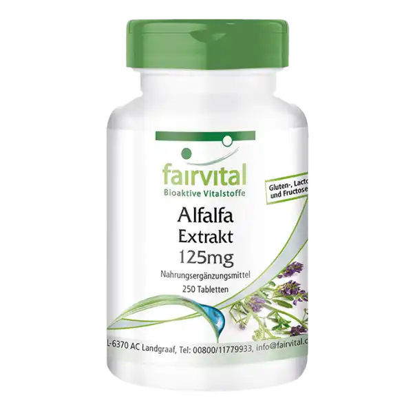 Alfalfa Extrakt 125mg