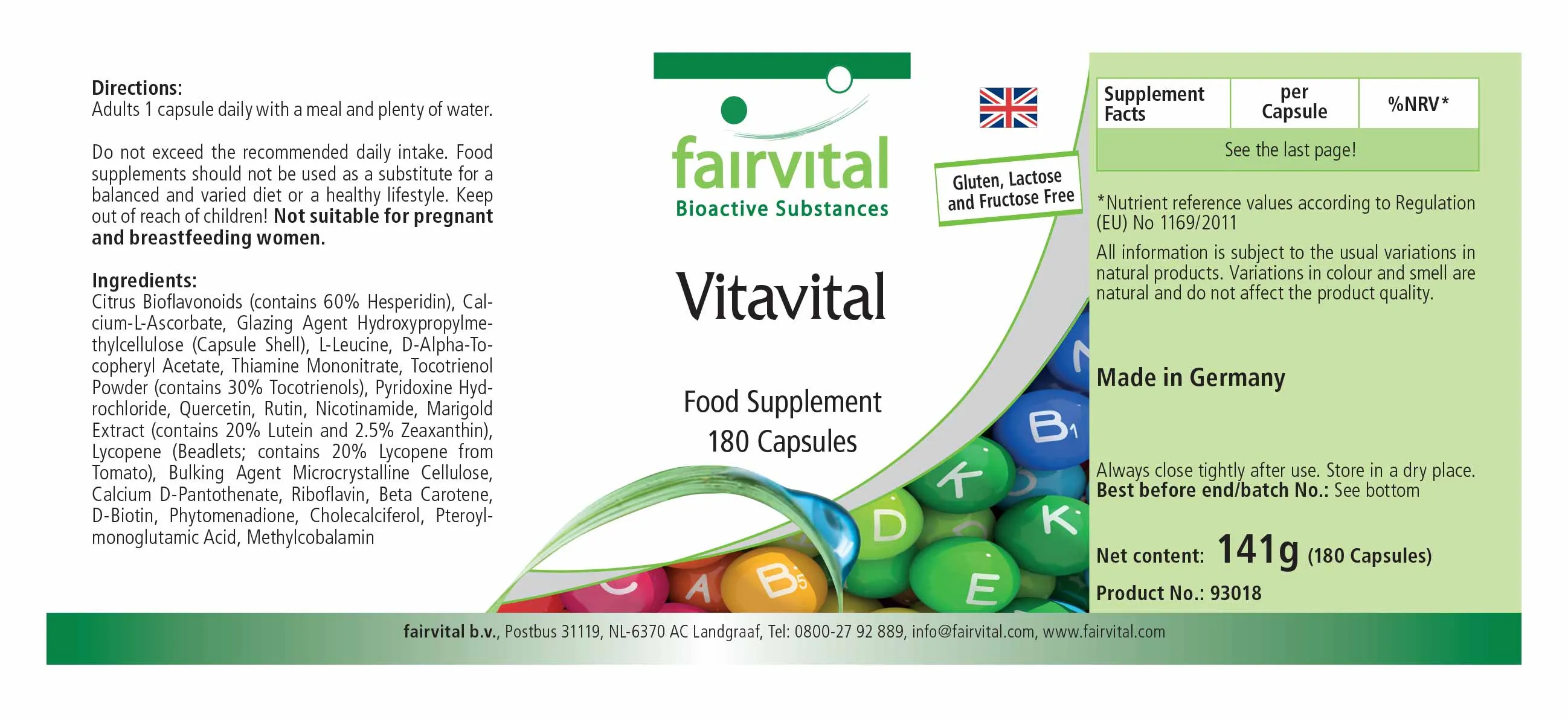 Vitavital – 180 capsule