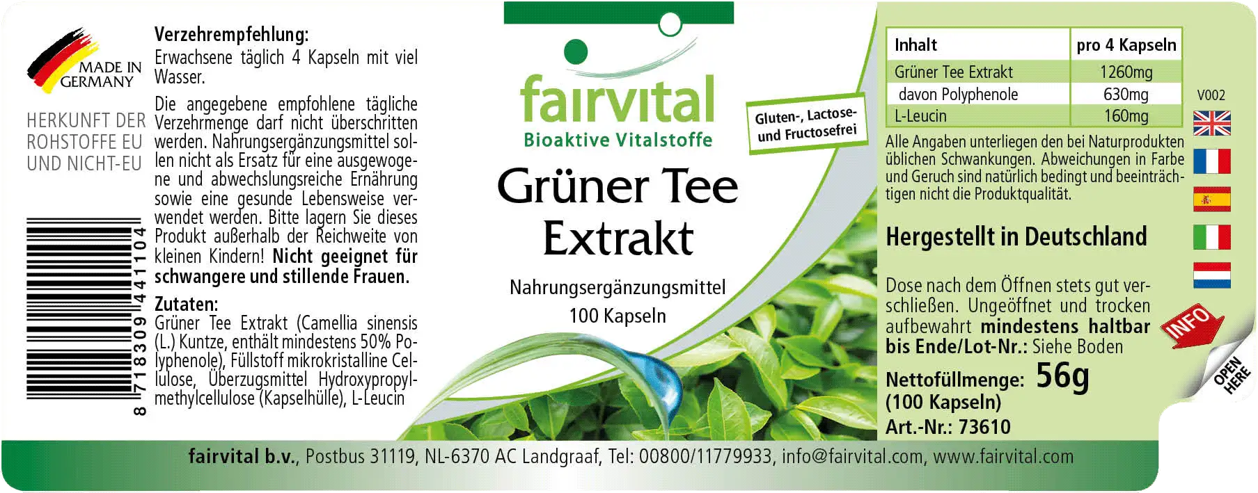 Grüner Tee Extrakt