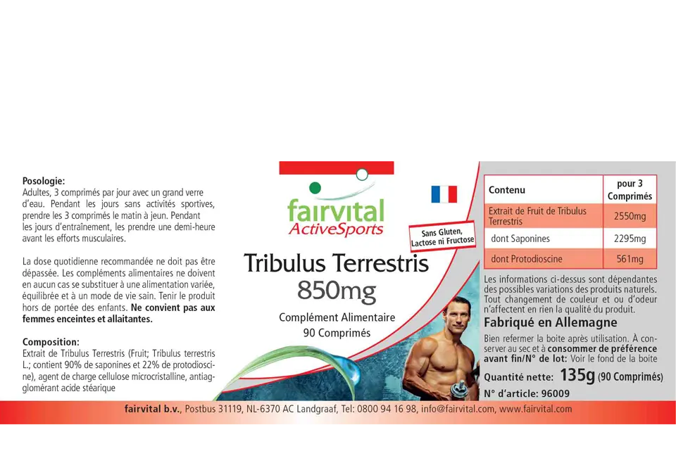 Tribulus Terrestris - Sale - best before - 05/25