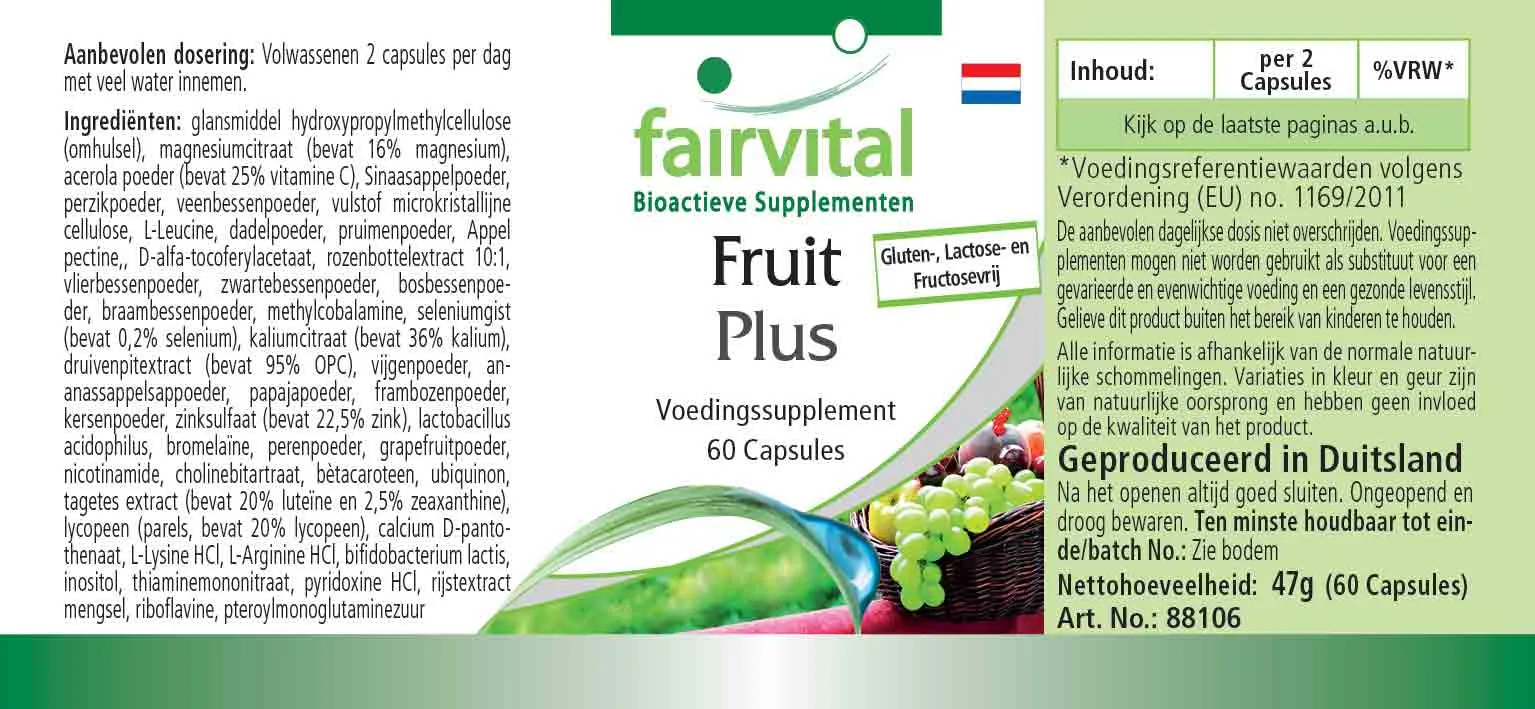 Fruits Plus - 60 gélules