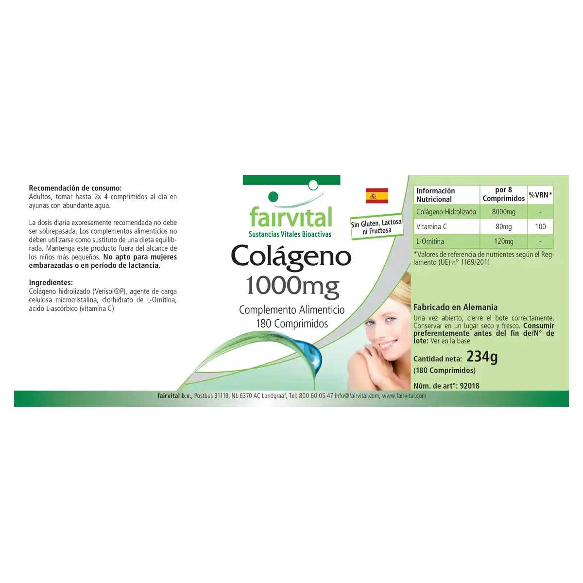 Collagene 1000mg - 180 compresse