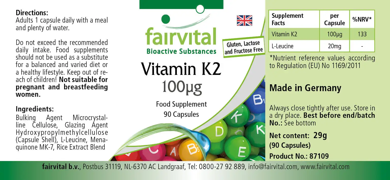 Vitamin K2 100µg