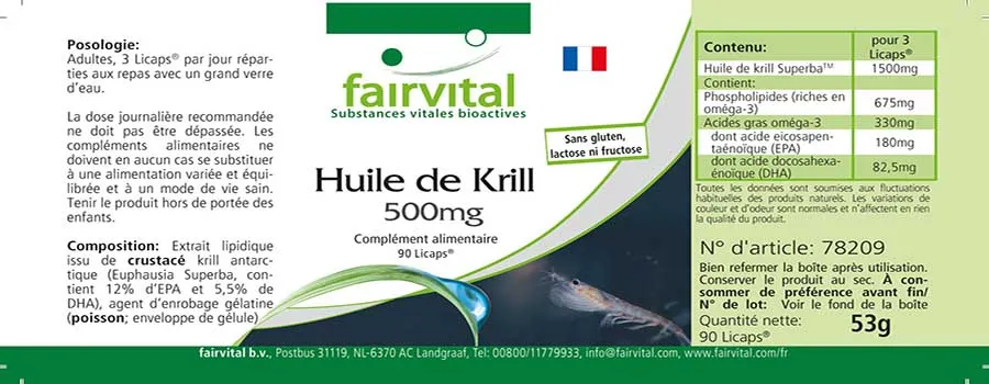 Krill Oil 500mg - 90 LiCaps®