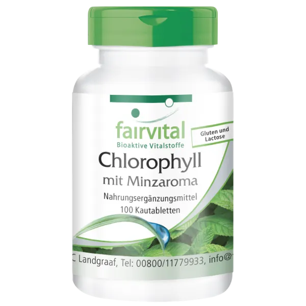 Chlorophyll mit Minzaroma