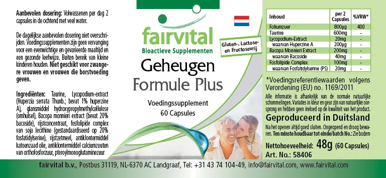 Gedächtnis Formel Plus