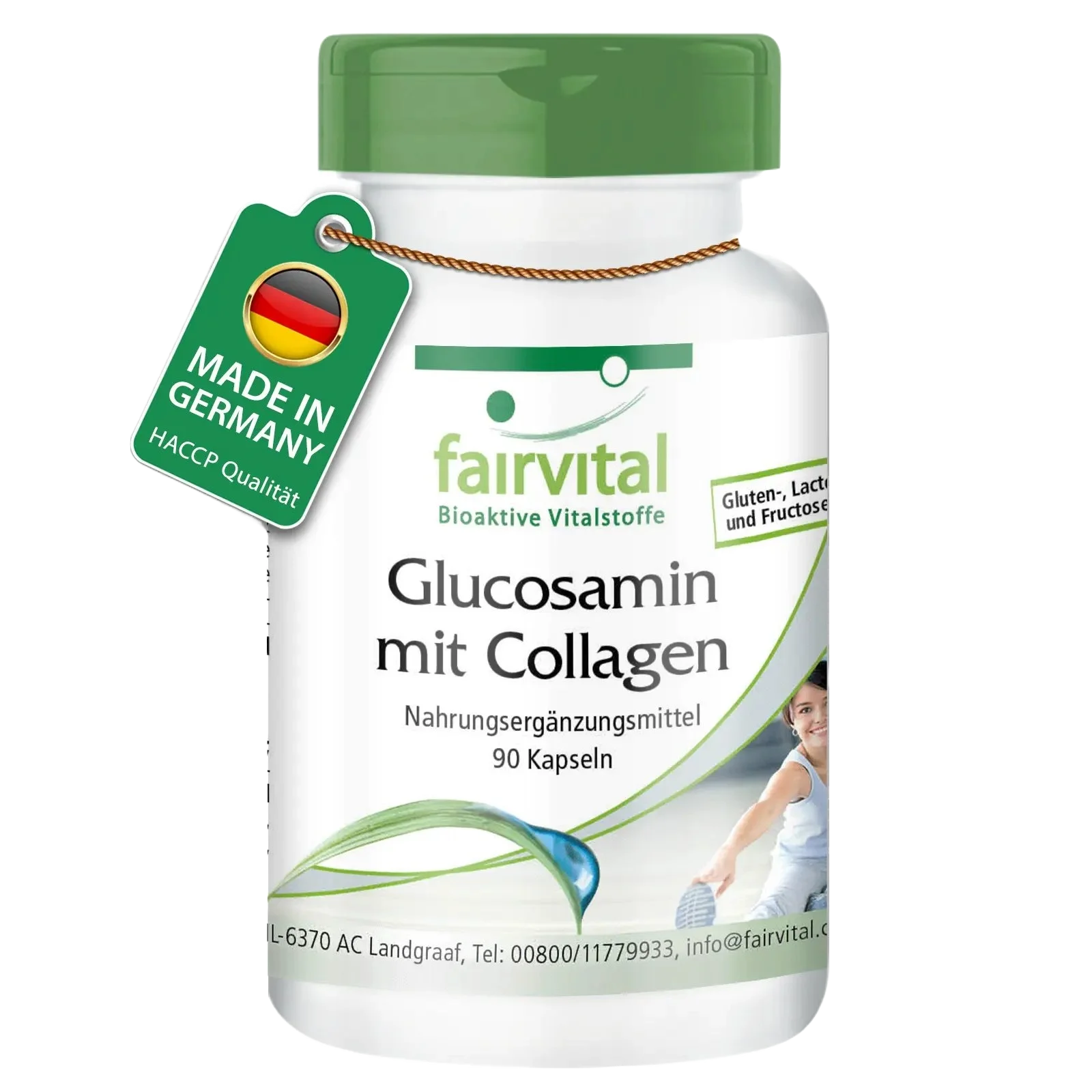 Glucosamin mit Collagen - 90 Kapseln - Sale- MHD 04/25