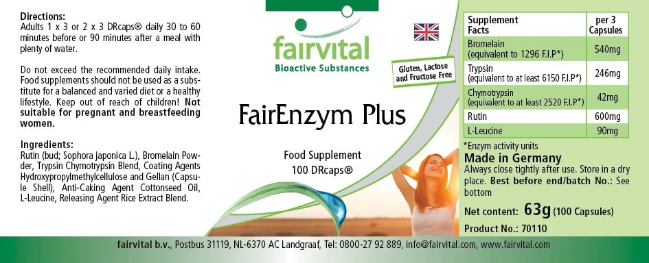 FairEnzym Plus - 100 DRcaps®