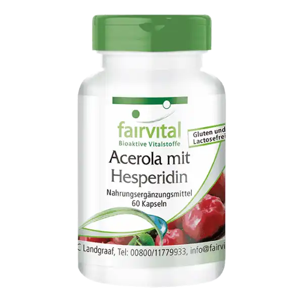 Acerola con Esperidina - 60 capsule