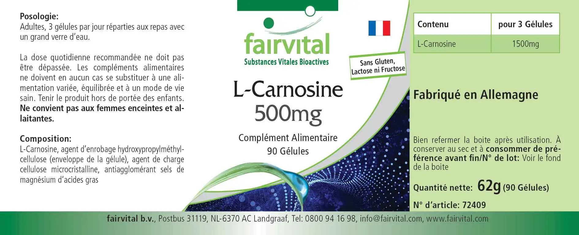 L-Carnosin 500mg