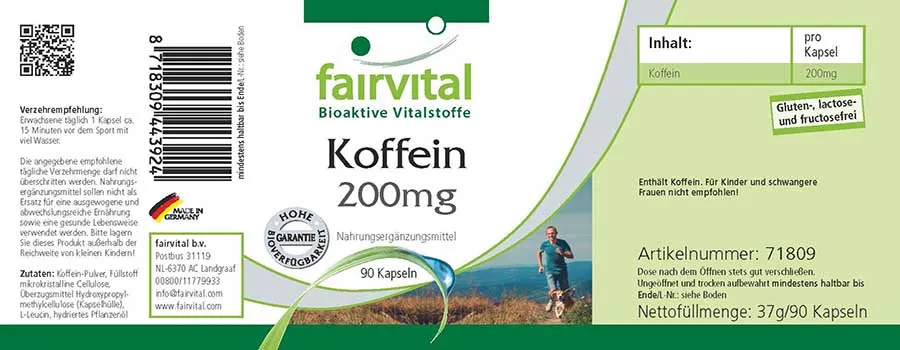 Koffein 200mg