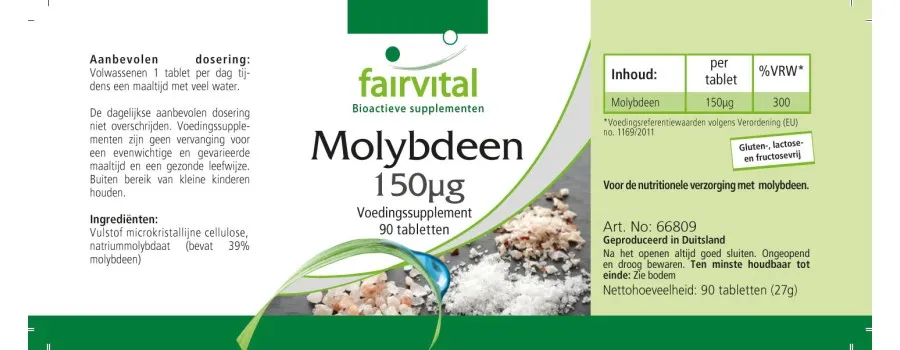 Molibdeno 150ug – 90 compresse