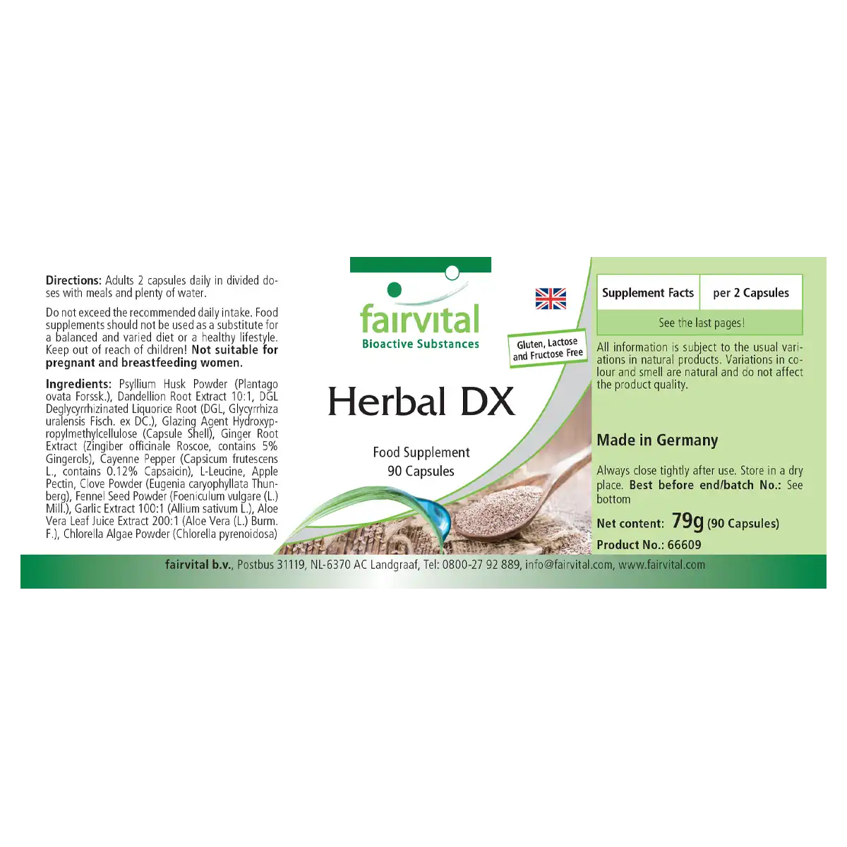 Herbal DX - 90 Capsules