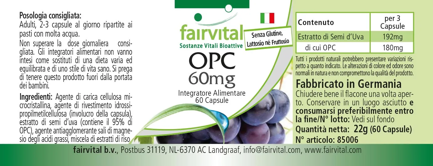 OPC 60mg – 60 Capsule