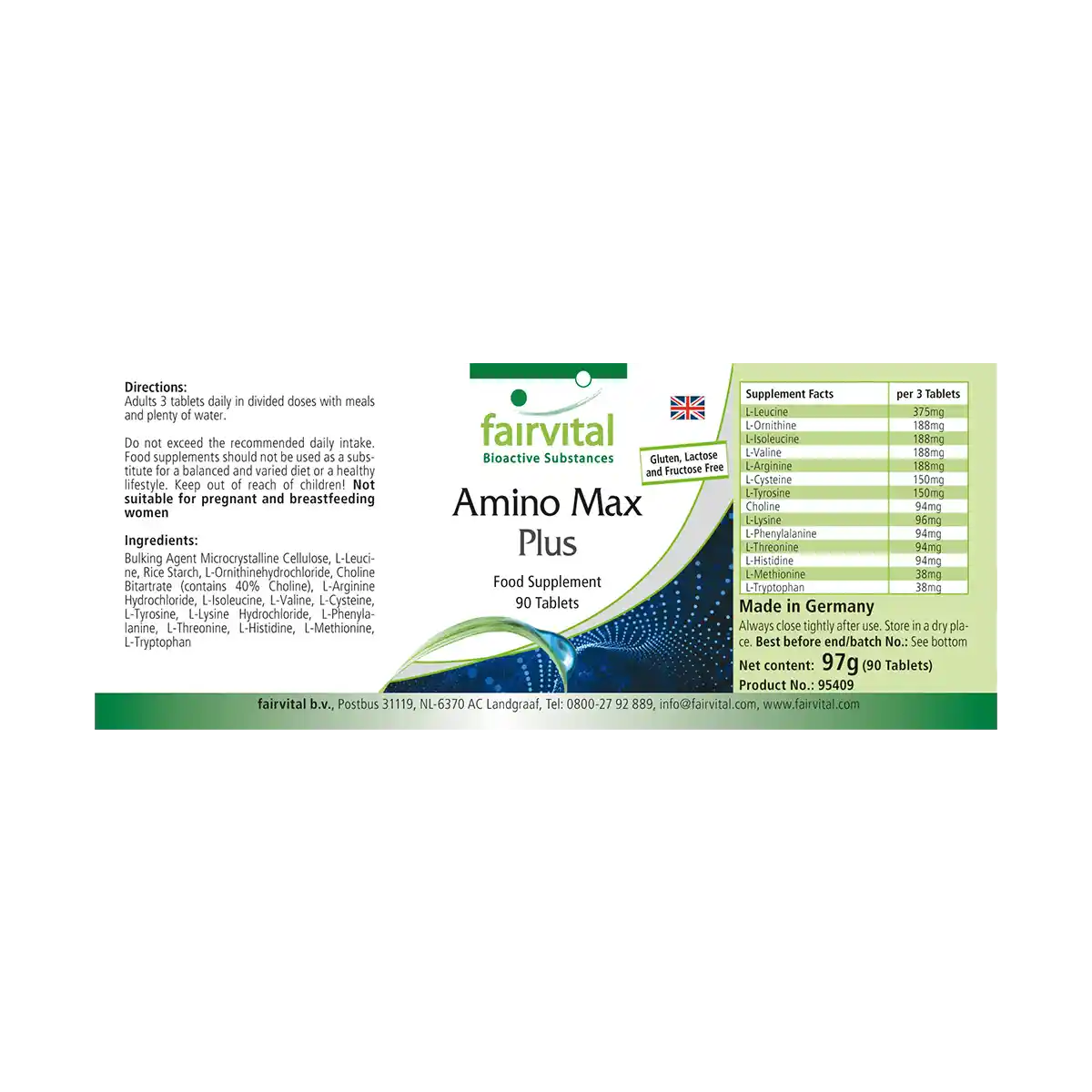 Amino Max Plus - 90 compresse