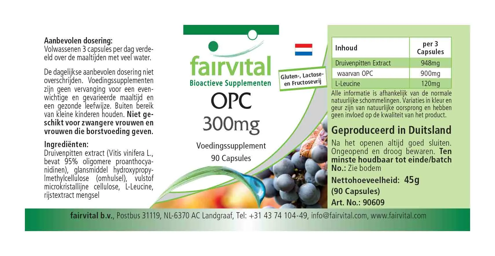 OPC – 300mg – 90 capsule