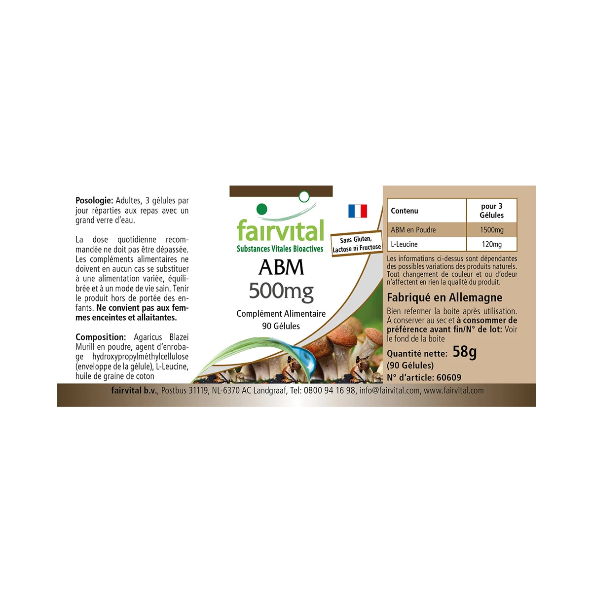 ABM 500mg - 90 gélules