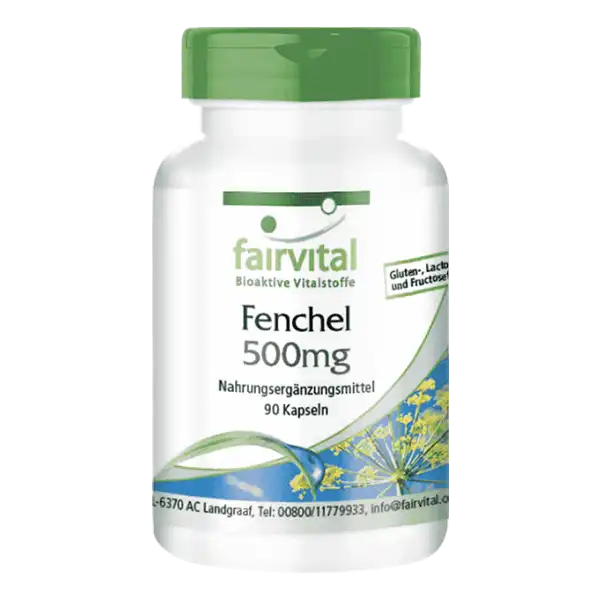 Fennel 500mg - 90 Capsules