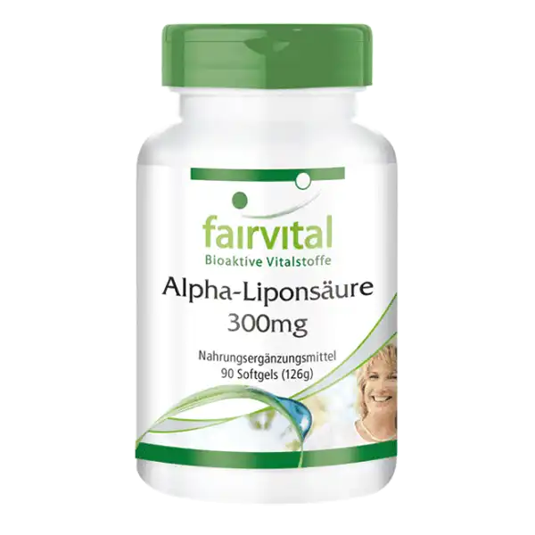 Acide alpha-lipoïque 300mg - 90 capsules molles