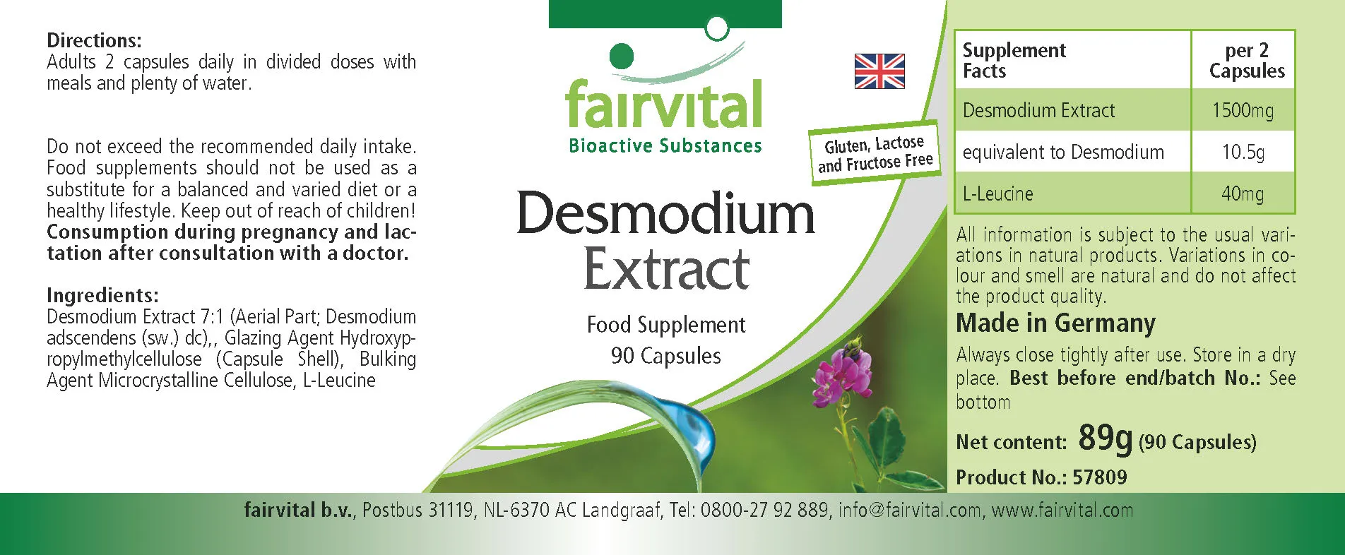 Desmodium Extract - 90 Capsules