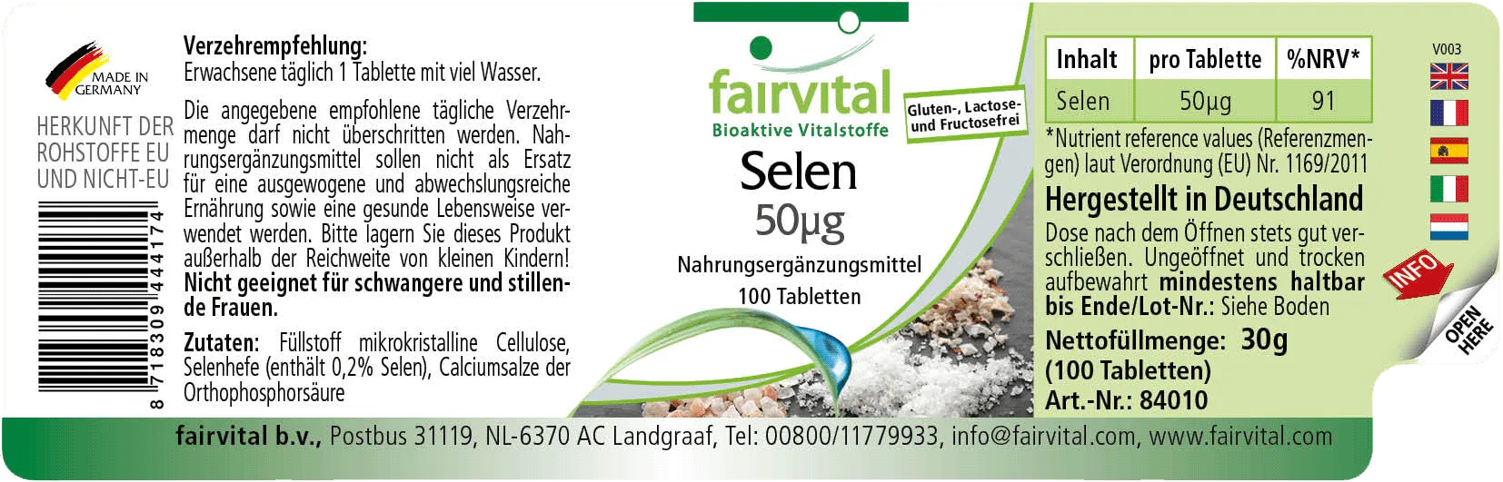 Selenio 50ug – 100 Compresse