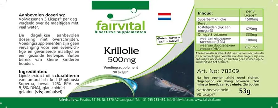 Krill Oil 500mg - 90 LiCaps®