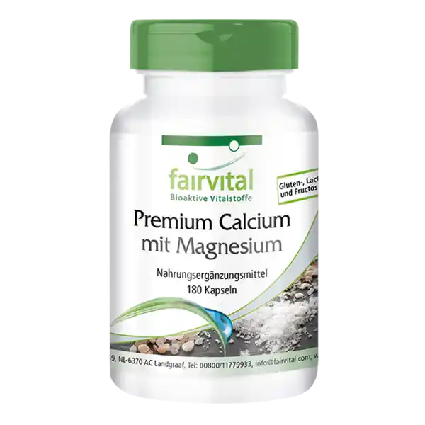 Premium Calcium with Magnesium - 180 capsules