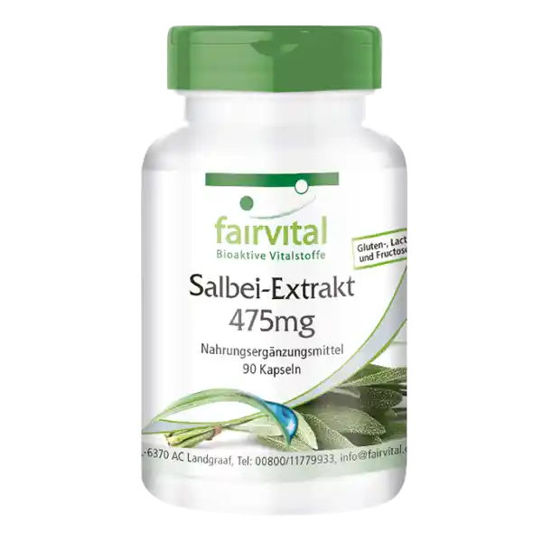 Extrait de Sauge 475mg - 90 gélules