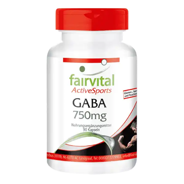 GABA 750mg - 90 Cápsulas