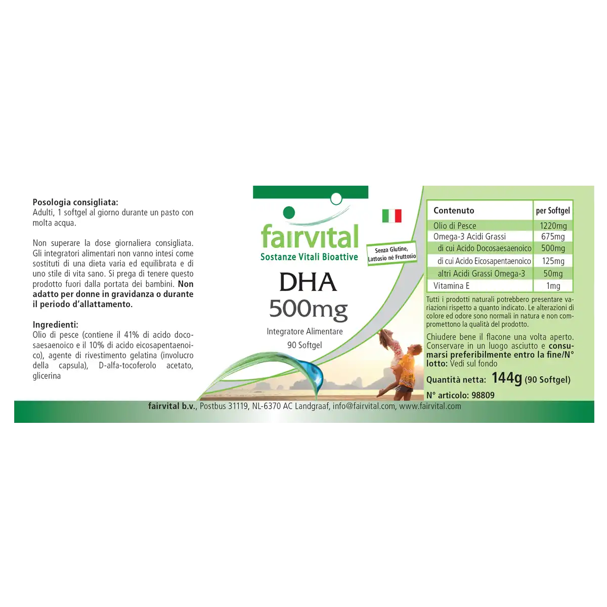 DHA 500mg - 90 Softgels