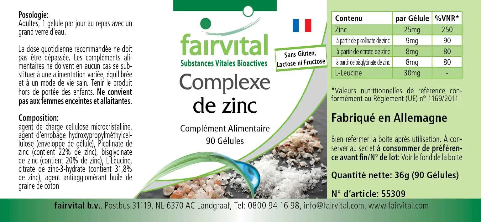 Complesso di Zinco 25mg - 90 Capsule